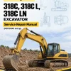 Caterpillar CAT 318C 318C L, 318C LN Excavator Service Repair Manual (MDY00001 and up)