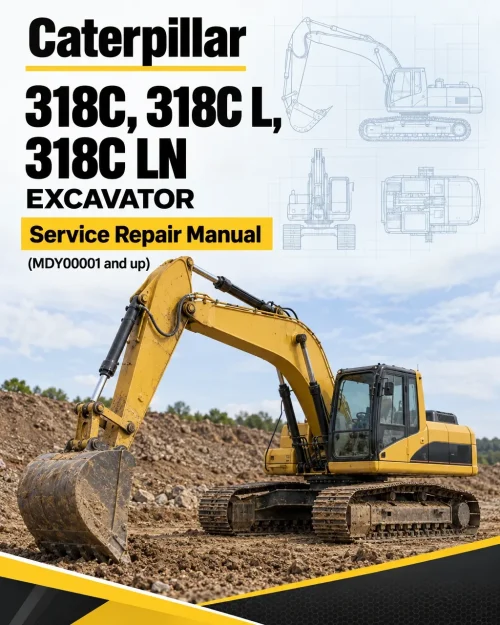 Caterpillar CAT 318C 318C L, 318C LN Excavator Service Repair Manual (MDY00001 and up) Caterpillar CAT 318C 318C L, 318C LN Excavator Service Repair Manual (MDY00001 and up)