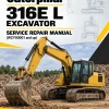 Caterpillar CAT 316E L Excavator Service Repair Manual (WZY00001 and up)