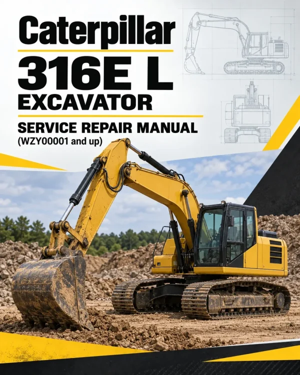 Caterpillar CAT 316E L Excavator Service Repair Manual (WZY00001 and up)