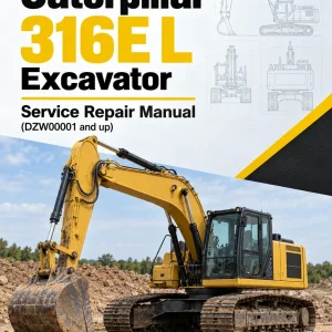 Caterpillar CAT 316E L Excavator Service Repair Manual (DZW00001 and up) Caterpillar CAT 316E L Excavator Service Repair Manual (DZW00001 and up)