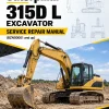 Caterpillar CAT 315D L Excavator Service Repair Manual (BZN00001 and up)