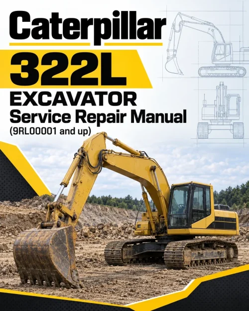 Caterpillar CAT 322L Excavator Service Repair Manual (9RL00001 and up)
