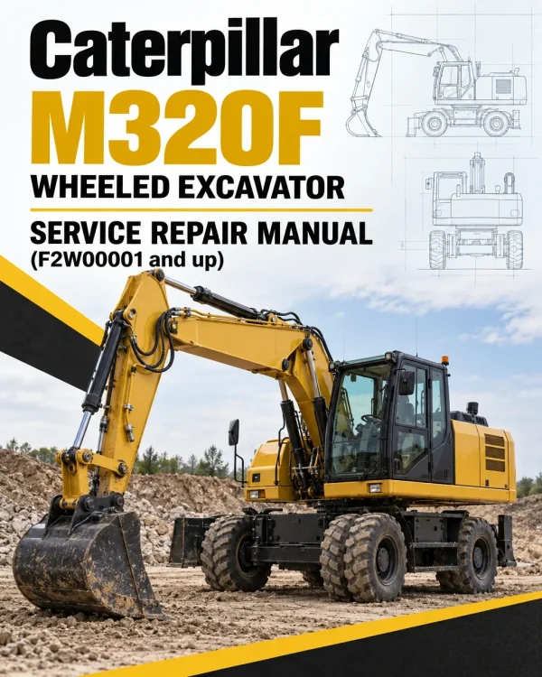 Caterpillar CAT M320F Wheeled Excavator Service Repair Manual (F2W00001 and up) Caterpillar CAT M320F Wheeled Excavator Service Repair Manual (F2W00001 and up)