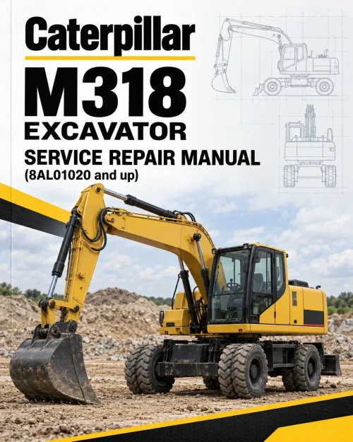 Caterpillar CAT M318 Excavator Service Repair Manual (8AL01020 and up) Caterpillar CAT M318 Excavator Service Repair Manual (8AL01020 and up)
