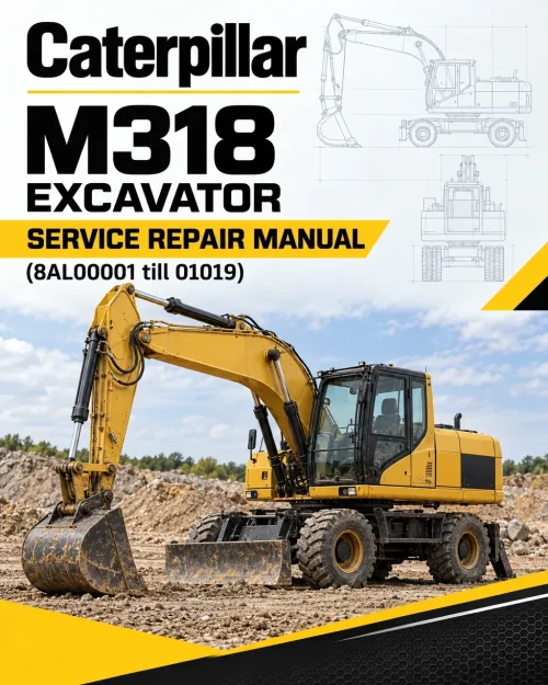 Caterpillar CAT M318 Excavator Service Repair Manual (8AL00001 till 01019) Caterpillar CAT M318 Excavator Service Repair Manual (8AL00001 till 01019)