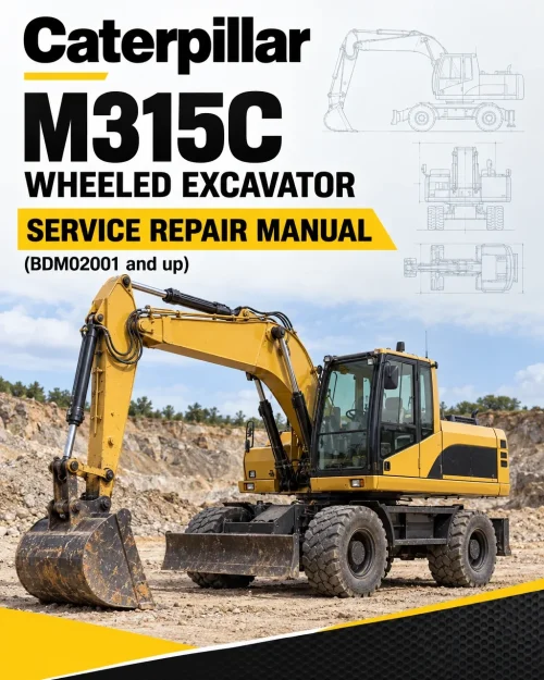 Caterpillar CAT M315C Wheeled Excavator Service Repair Manual (BDM02001 and up) Caterpillar CAT M315C Wheeled Excavator Service Repair Manual (BDM02001 and up)
