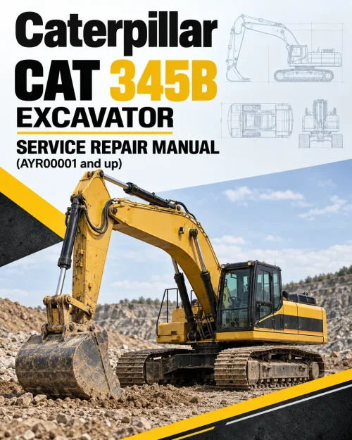Caterpillar CAT 345B Excavator Service Repair Manual (AYR00001 and up) Caterpillar CAT 345B Excavator Service Repair Manual (AYR00001 and up)