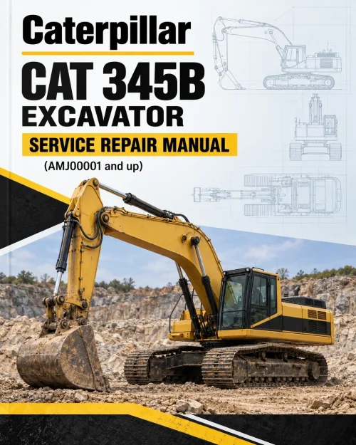 Caterpillar CAT 345B Excavator Service Repair Manual (AMJ00001 and up) Caterpillar CAT 345B Excavator Service Repair Manual (AMJ00001 and up)