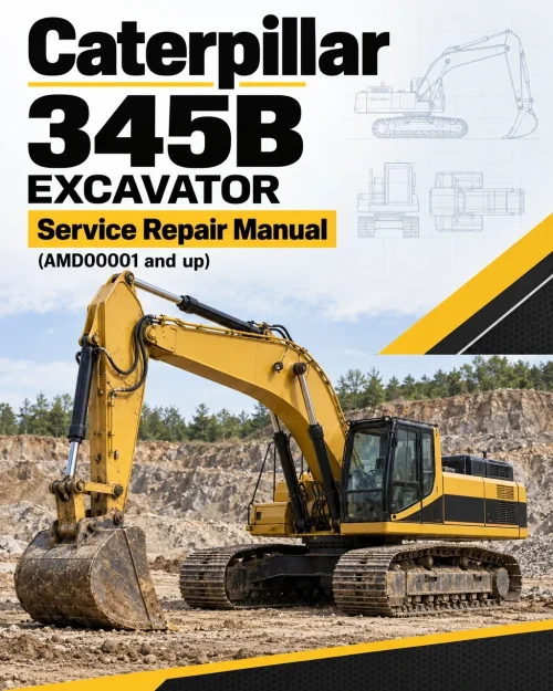 Caterpillar CAT 345B Excavator Service Repair Manual (AMD00001 and up) Caterpillar CAT 345B Excavator Service Repair Manual (AMD00001 and up)