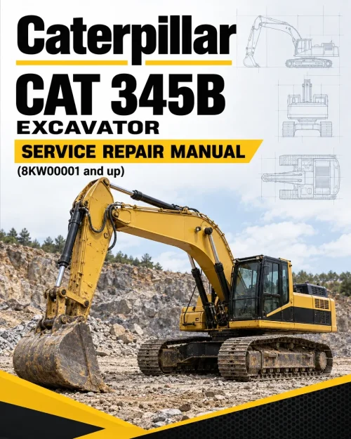 Caterpillar CAT 345B Excavator Service Repair Manual (8KW00001 and up) Caterpillar CAT 345B Excavator Service Repair Manual (8KW00001 and up)