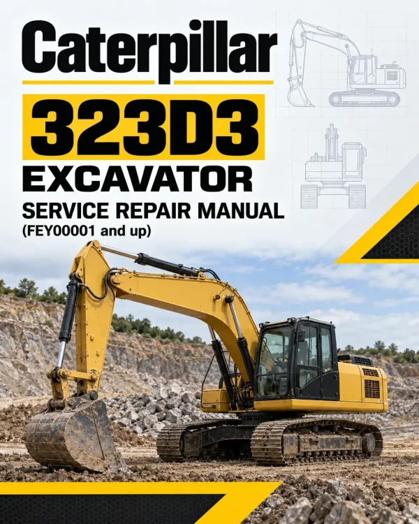 Caterpillar CAT 323D3 Excavator Service Repair Manual (FEY00001 and up) Caterpillar CAT 323D3 Excavator Service Repair Manual (FEY00001 and up)