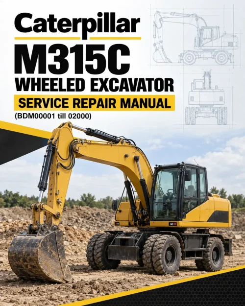 Caterpillar CAT M315C Wheeled Excavator Service Repair Manual (BDM00001 till 02000) Caterpillar CAT M315C Wheeled Excavator Service Repair Manual (BDM00001 till 02000)