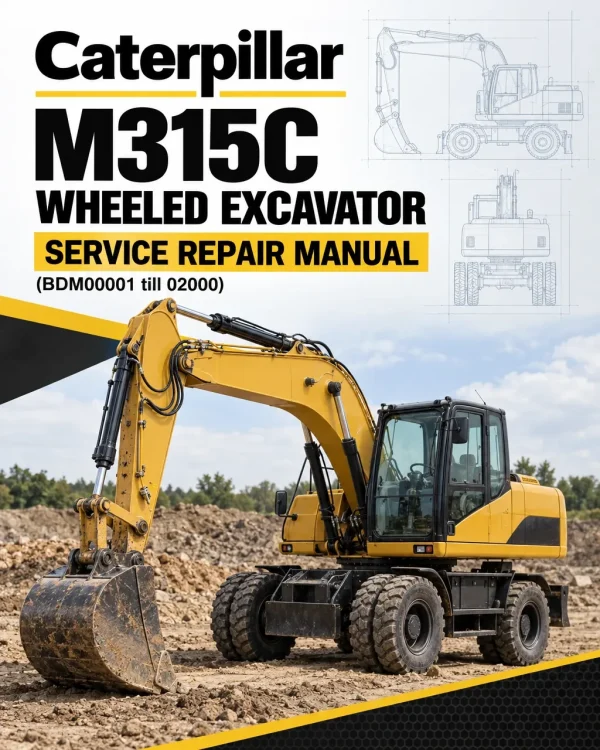 Caterpillar CAT M315C Wheeled Excavator Service Repair Manual (BDM00001 till 02000) Caterpillar CAT M315C Wheeled Excavator Service Repair Manual (BDM00001 till 02000)