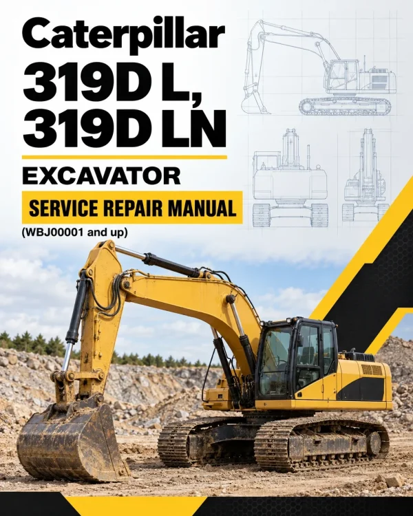 Caterpillar CAT 319D L, 319D LN Excavator Service Repair Manual (WBJ00001 and up) Caterpillar CAT 319D L, 319D LN Excavator Service Repair Manual (WBJ00001 and up)
