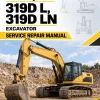 Caterpillar CAT 319D L, 319D LN Excavator Service Repair Manual (RJP00001 and up)