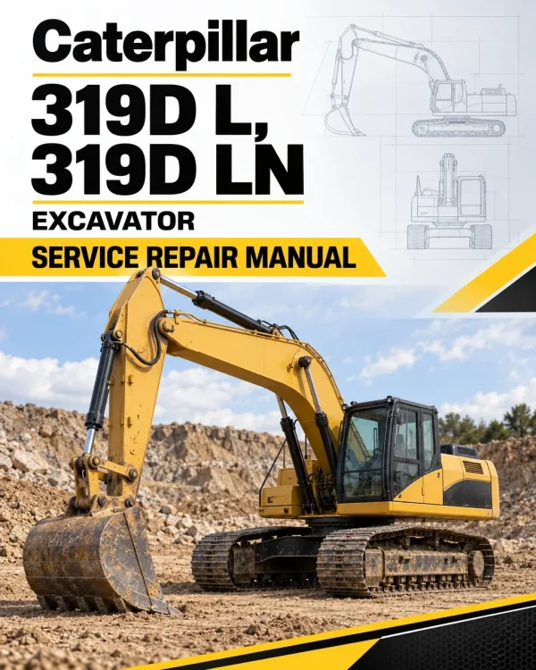 Caterpillar CAT 319D L, 319D LN Excavator Service Repair Manual (RJP00001 and up)