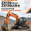 Hitachi ZX130-6 and ZX130LCN-6 Excavator Service Repair Manual
