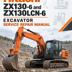 Hitachi ZX130-6 and ZX130LCN-6 Excavator Service Repair Manual Hitachi ZX130-6 and ZX130LCN-6 Excavator Service Repair Manual