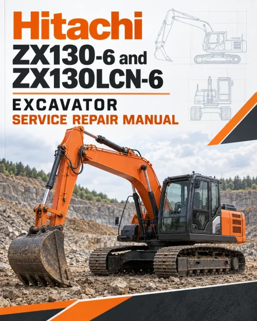 Hitachi ZX130-6 and ZX130LCN-6 Excavator Service Repair Manual Hitachi ZX130-6 and ZX130LCN-6 Excavator Service Repair Manual