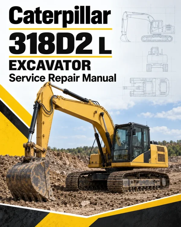 Caterpillar CAT 318D2 L Excavator Service Repair Manual (WGR00001 and up)