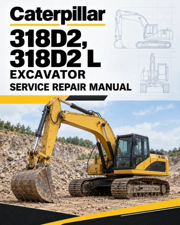 Caterpillar CAT 318D2, 318D2 L Excavator Service Repair Manual (SGB00001 and up)