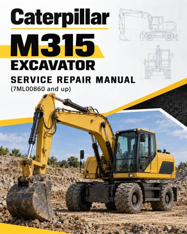 Caterpillar CAT M315 Excavator Service Repair Manual (7ML00860 and up) Caterpillar CAT M315 Excavator Service Repair Manual (7ML00860 and up)