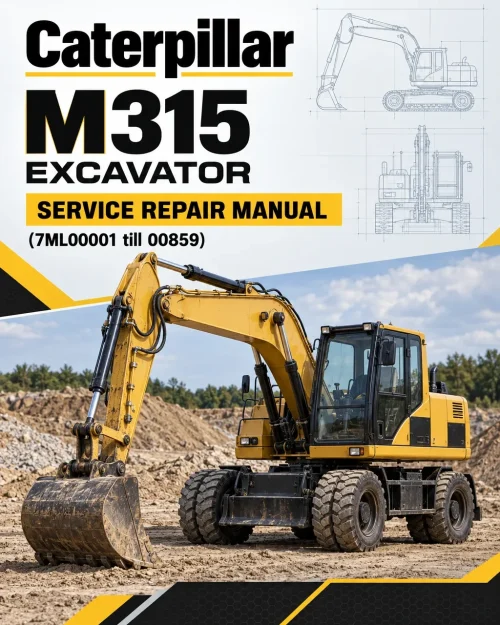 Caterpillar CAT M315 Excavator Service Repair Manual (7ML00001 till 00859) Caterpillar CAT M315 Excavator Service Repair Manual (7ML00001 till 00859)