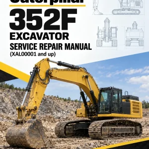 Caterpillar CAT 352F Excavator Service Repair Manual (XAL00001 and up)