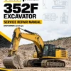 Caterpillar CAT 352F Excavator Service Repair Manual (NDC00001 and up)