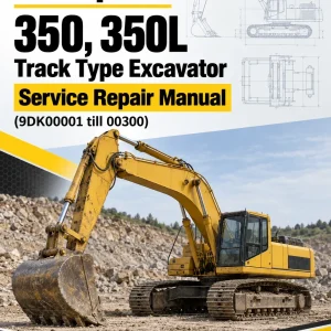 Caterpillar CAT 350, 350L Track Type Excavator Service Repair Manual (9DK00001 till 00300)