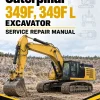 Caterpillar CAT 349F, 349F L Excavator Service Repair Manual (HPD00001 and up) Caterpillar CAT 349F, 349F L Excavator Service Repair Manual (HPD00001 and up)