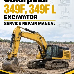 Caterpillar CAT 349F, 349F L Excavator Service Repair Manual (HPD00001 and up)