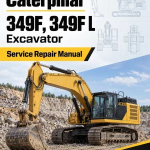 Caterpillar CAT 349F, 349F L Excavator Service Repair Manual (HLB00001 and up)