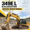 Caterpillar CAT 349E L Excavator Service Repair Manual (TFG00001 and up)