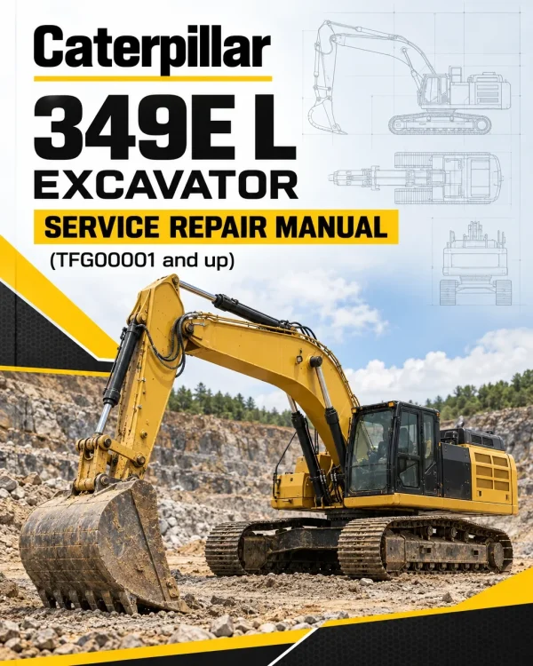 Caterpillar CAT 349E L Excavator Service Repair Manual (TFG00001 and up)