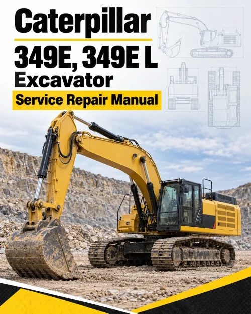 Caterpillar CAT 349E, 349E L Excavator Service Repair Manual (WHZ00001 and up) Caterpillar CAT 349E, 349E L Excavator Service Repair Manual (WHZ00001 and up)
