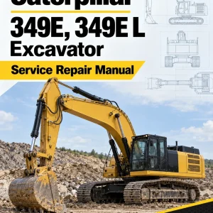 Caterpillar CAT 349E, 349E L Excavator Service Repair Manual (RGH00001 and up)