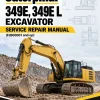 Caterpillar CAT 349E, 349E L Excavator Service Repair Manual (FJB00001 and up)