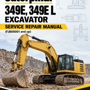 Caterpillar CAT 349E, 349E L Excavator Service Repair Manual (FJB00001 and up)