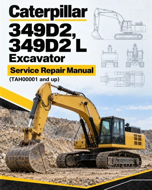 Caterpillar CAT 349D2, 349D2 L Excavator Service Repair Manual (TAH00001 and up) Caterpillar CAT 349D2, 349D2 L Excavator Service Repair Manual (TAH00001 and up)