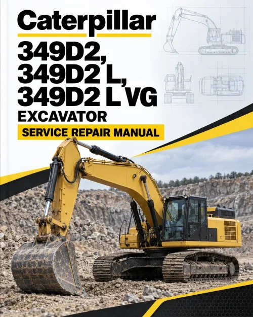 Caterpillar CAT 349D2 349D2 L, 349D2 L VG Excavator Service Repair Manual (SDM00001 and up) Caterpillar CAT 349D2 349D2 L, 349D2 L VG Excavator Service Repair Manual (SDM00001 and up)