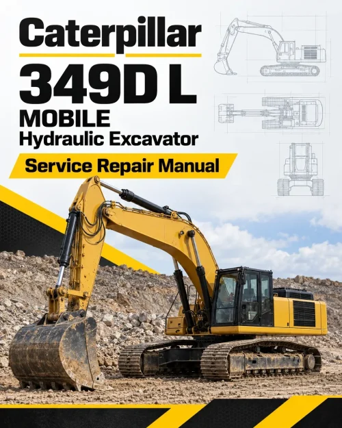 Caterpillar CAT 349D L MOBILE Hydraulic Excavator Service Repair Manual (DKN00001 and up) Caterpillar CAT 349D L MOBILE Hydraulic Excavator Service Repair Manual (DKN00001 and up)