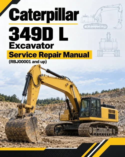 Caterpillar CAT 349D L Excavator Service Repair Manual (RBJ00001 and up) Caterpillar CAT 349D L Excavator Service Repair Manual (RBJ00001 and up)