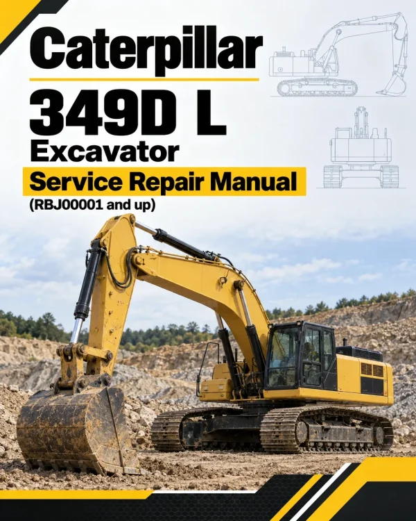 Caterpillar CAT 349D L Excavator Service Repair Manual (RBJ00001 and up) Caterpillar CAT 349D L Excavator Service Repair Manual (RBJ00001 and up)