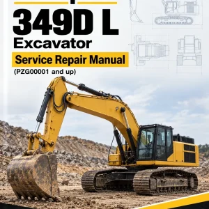 Caterpillar CAT 349D L Excavator Service Repair Manual (PZG00001 and up)