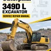 Caterpillar CAT 349D L Excavator Service Repair Manual (JGB00001 and up)