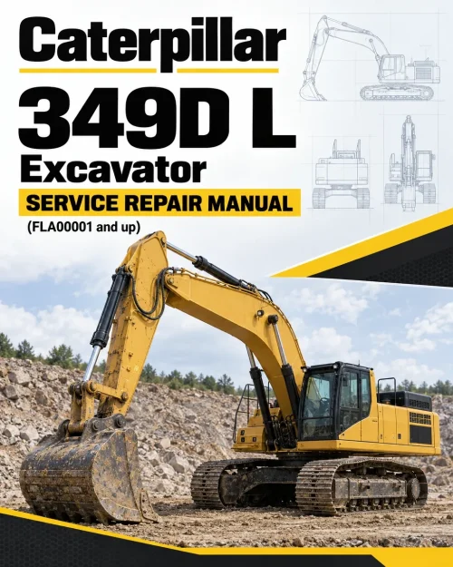 Caterpillar CAT 349D L Excavator Service Repair Manual (FLA00001 and up) Caterpillar CAT 349D L Excavator Service Repair Manual (FLA00001 and up)