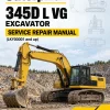 Caterpillar CAT 345D L VG Excavator Service Repair Manual (LKY00001 and up) Caterpillar CAT 345D L VG Excavator Service Repair Manual (LKY00001 and up)