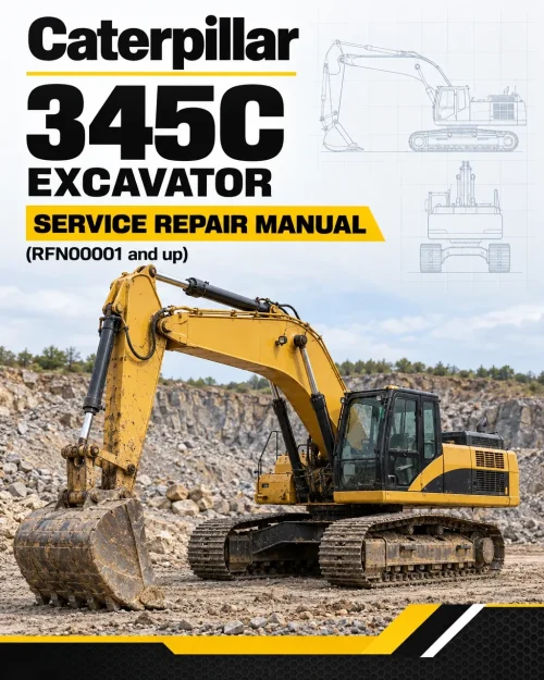 Caterpillar CAT 345C Excavator Service Repair Manual (RFN00001 and up) Caterpillar CAT 345C Excavator Service Repair Manual (RFN00001 and up)